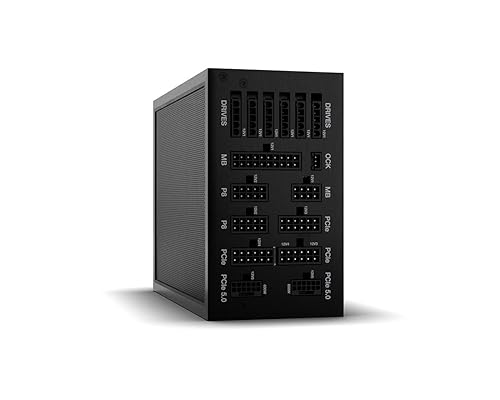 be quiet! Dark Power Pro 13 1600W Power Supply | ATX 3.0, 80 Plus Titanium | Digital Regulation, for PCIe 5.0 and 6+2 Graphics Cards | 2X 12VHPWR Cable Incl | BN501 1600W Titanium ATX3.0