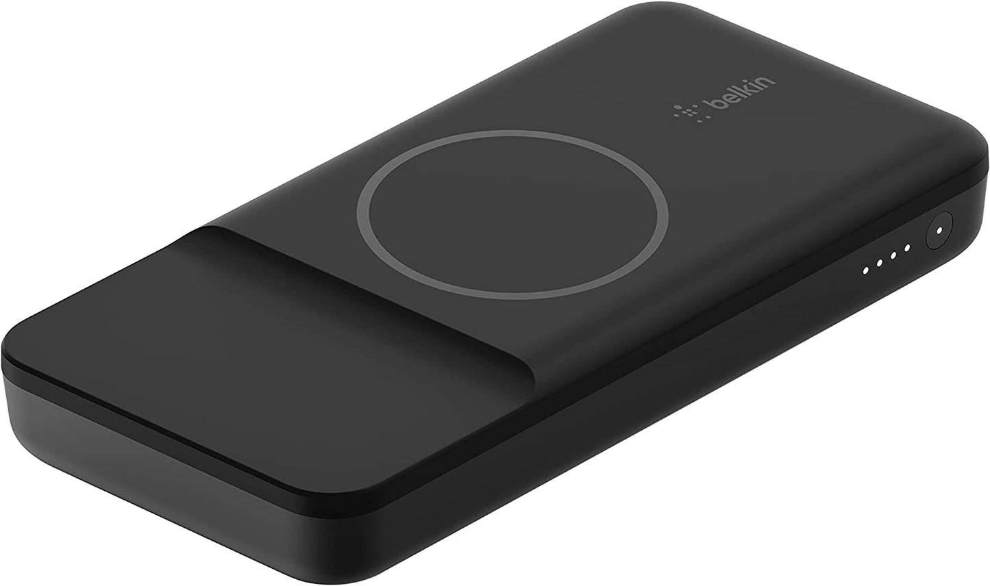 Belkin Wireless Portable Charger Power Bank Compatible with MagSafe, 10000 mAh with Fast 7.5W Wireless Charging & MagSafe Compatible Car Phone Magnetic Charging Mount Charger Power + Charging Mount