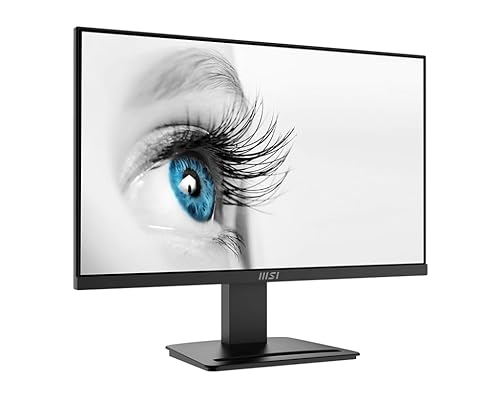 MSI PRO MP2412, 24, 1920 x 1080 (FHD), FreeSync, 100Hz, TUV Certified Eyesight Protection, 1ms, VGA, HDMI, Black