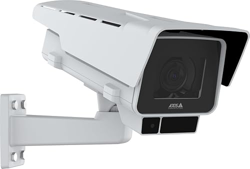 AXIS P1387-LE 5 Megapixel Outdoor Network Camera - Color - Box - White - TAA Compliant - 164.04 ft Infrared Night Vision