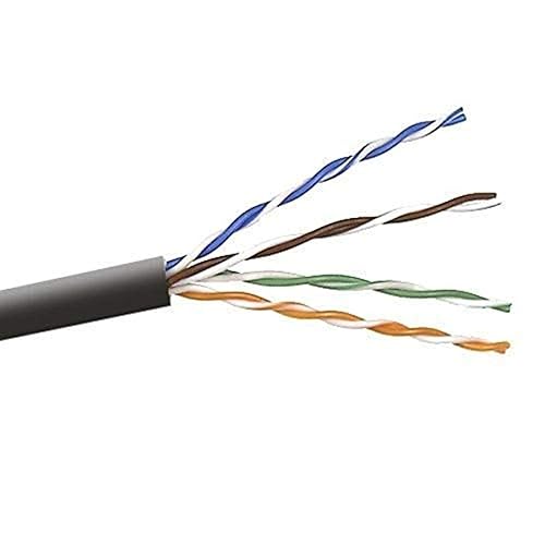 Belkin 1000ft Cable CAT5 4PR-UTP 24AWG STRANDED BLK ( A7J304-1000-BLK ) Black