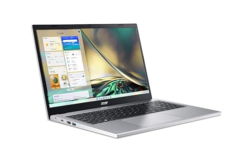 Acer Aspire 3 A315-24P-R3TB Notebook, 15.6" LCD Display, AMD Ryzen 5 7520U Quad-Core Processor, AMD Radeon Graphics, 8GB LPDDR5, 512GB NVMe SSD, Windows 11 Home