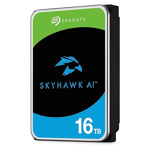 Seagate Skyhawk AI 16TB SATA 256MB 3.5 7200RPM Internal Hard Drive