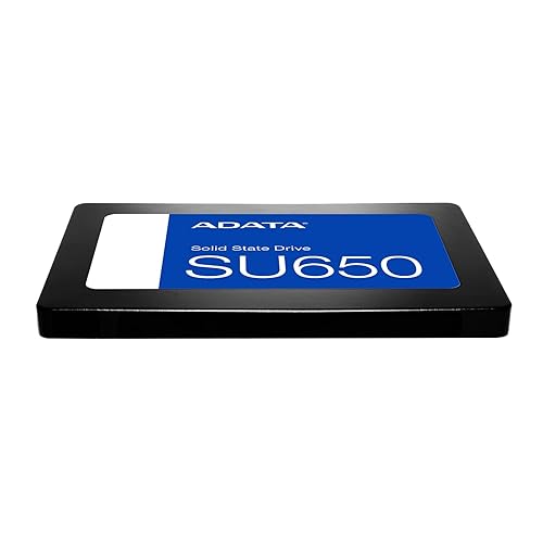 Adata Ultimate SU650 ASU650SS-1TT-R 1 TB Solid State Drive - 2.5" Internal - SATA (SATA/600) - Desktop PC Device Supported - 600 TB TBW - 520 MB/s Maximum Read Transfer Rate