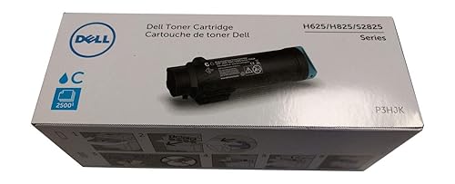 Dell Original High Yield Laser Toner Cartridge - Cyan - 1 Each - 2500 Pages