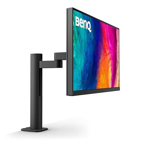 BenQ PD2705UA Ergo Arm Mac-Ready 27 4K UHD | 99% Rec. 709 & sRGB | IPS | DeltaE =3 | ICC Sync | Calibration Report | AQCOLOR | Uniformity | HotKey Puck | DisplayPort | USB-C (65W) | USB Hub