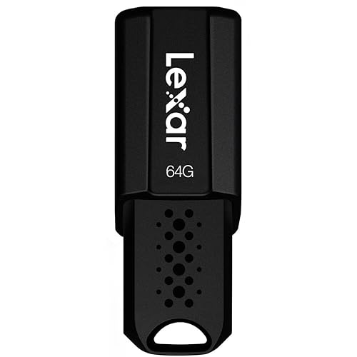 Lexar JumpDrive S80 64GB USB 3.1 Flash Drive, Up to 150MB/s Read (LJDS080064G-BNBNU), Black
