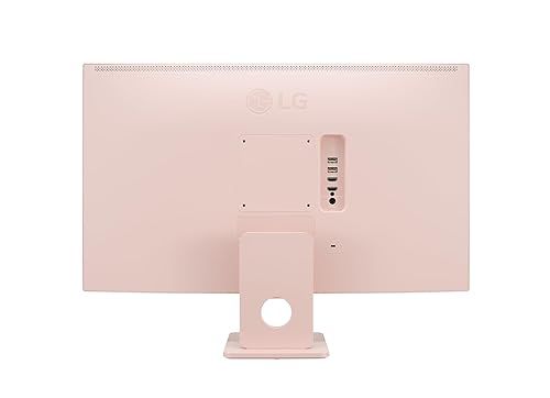 LG 27" FHD IPS MyView Smart Monitor with webOS and Built-in Speakers, Pink