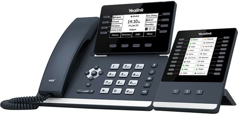 Yealink T53 IP Phone - Corded/Cordless - Corded - DECT, Bluetooth - Wall Mountable, Desktop - Classic Gray