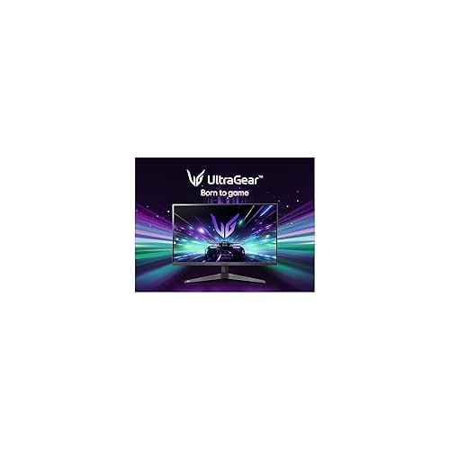 LG UltraGear 24" FHD 1920x1080 VA 180Hz 1ms AMD FreeSync 2x HDMI 1x DisplayPort Gaming Monitor, 24GS50FX-B