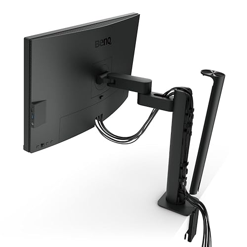 BenQ PD2705UA Ergo Arm Mac-Ready 27 4K UHD | 99% Rec. 709 & sRGB | IPS | DeltaE =3 | ICC Sync | Calibration Report | AQCOLOR | Uniformity | HotKey Puck | DisplayPort | USB-C (65W) | USB Hub