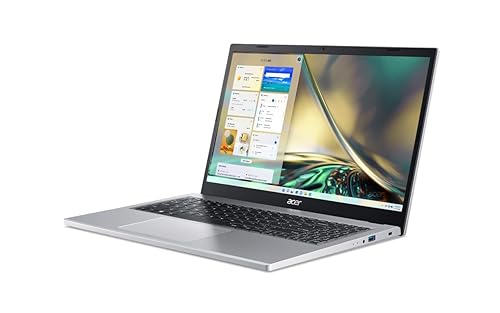 Acer Aspire 3 A315-24P-R3TB Notebook, 15.6" LCD Display, AMD Ryzen 5 7520U Quad-Core Processor, AMD Radeon Graphics, 8GB LPDDR5, 512GB NVMe SSD, Windows 11 Home
