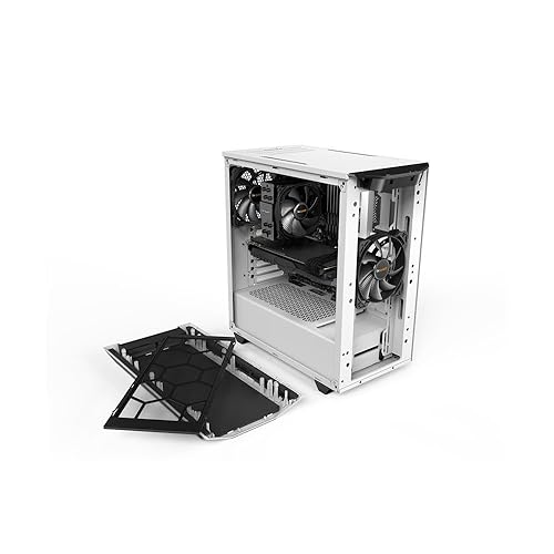 be quiet! Pure Base 500 ATX Midi Tower PC Case | Two Pre-Installed Silent Wings 2 Fans| White | BG035 BG035 Case