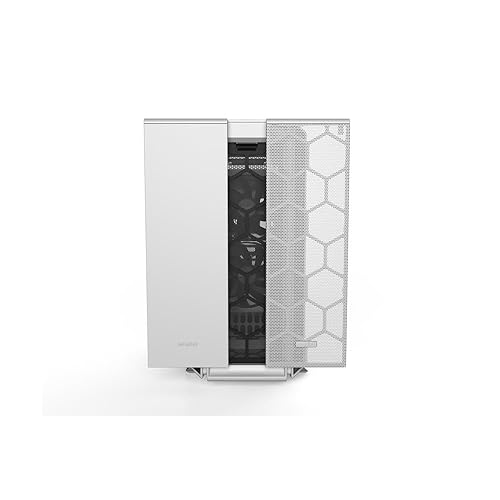 be quiet! Silent Base 802 ATX Midi Tower PC Case| 3 Pre-Installed Pure Wings 2 Fans | Sound Insulated | White | BG040 BG040 Fans