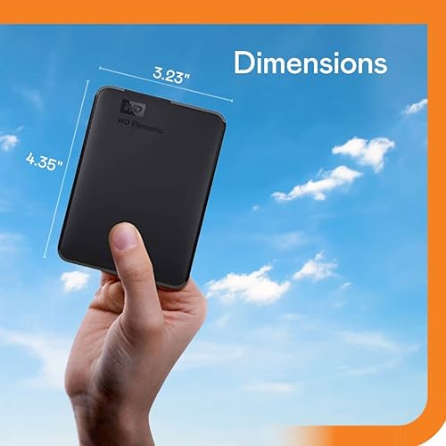 Western Digital WD Black 2TB Elements Portable USB3 External Hard Disk Drive