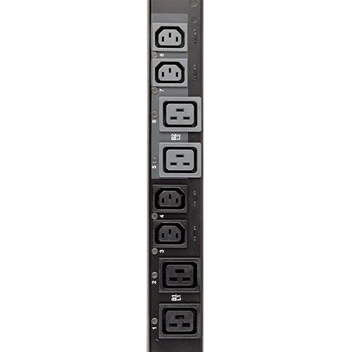 Tripp Lite PDU3XEVSR6G60A 24-Outlets PDU - Switched - IEC 60309 60A Red 3P+N+E - 12 X IEC 60320 C13, 12 X IEC 60320 C19-415 V AC - Network (RJ-45) - 0U - Vertical - Rack Mount - Rack-Mountable - TAA