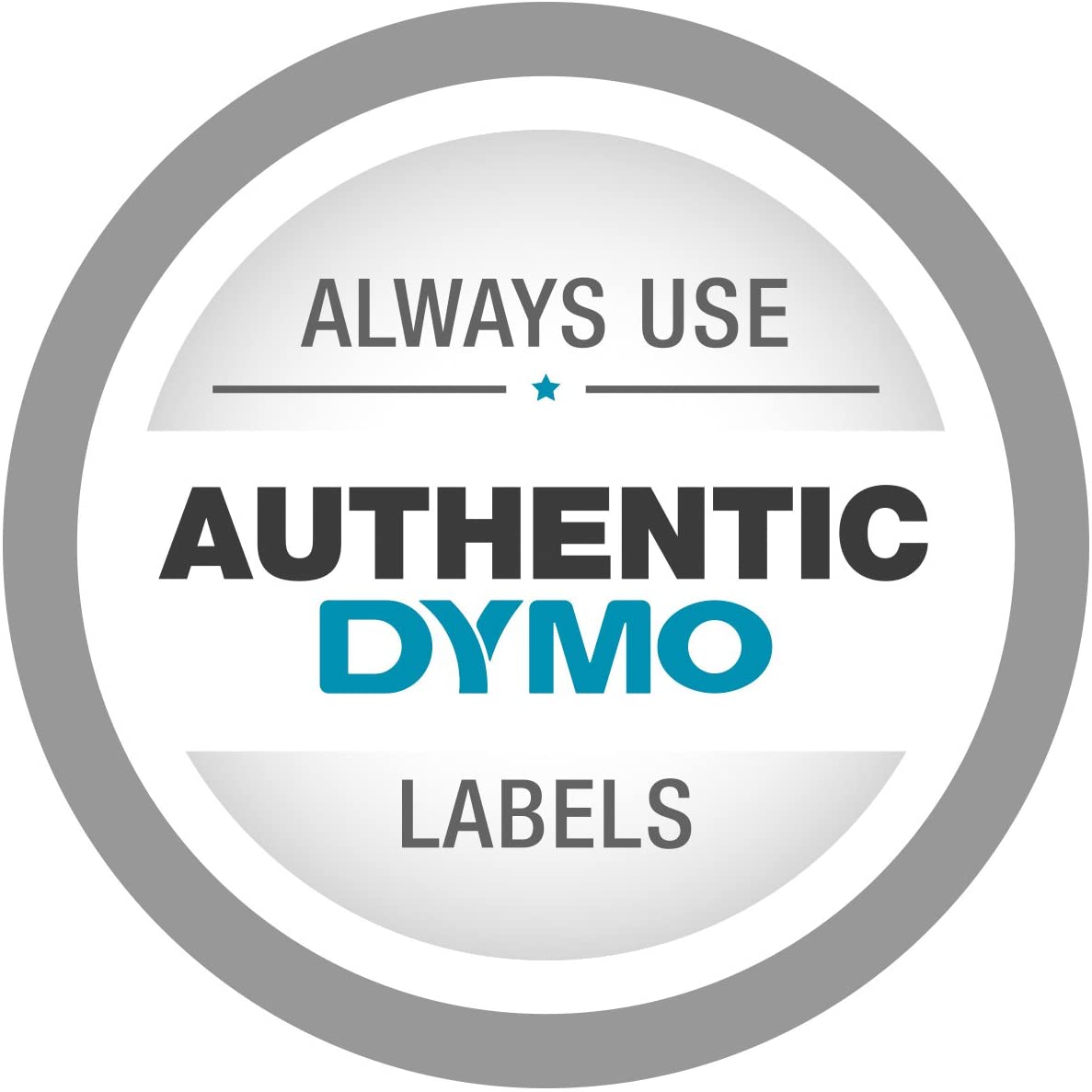 DYMO 1868752 All-Purpose Labels for DYMO XTL Label Makers, 3/4" - Black on White