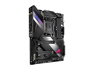 ASUS ROG X570 Crosshair VIII Hero (Wi-Fi) ATX Motherboard with PCIe 4.0, on-Board WiFi 6 (802.11Ax), 2.5 Gbps LAN, USB 3.2, SATA, M.2, Node and Aura Sync RGB Lighting