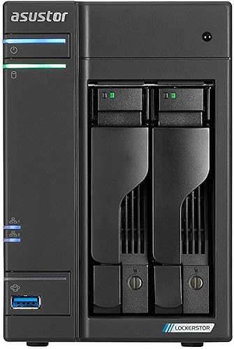 ASUSTOR Lockerstor 2 AS6702T SAN/NAS Storage System - Intel Celeron N5105 Quad-core (4 Core) 2 GHz - 2 x HDD Supported - 0 x HDD Installed - 2 x SSD Supported - 0 x SSD Installed - 4 GB RAM DDR4 SDRAM - Serial ATA/600 Controller