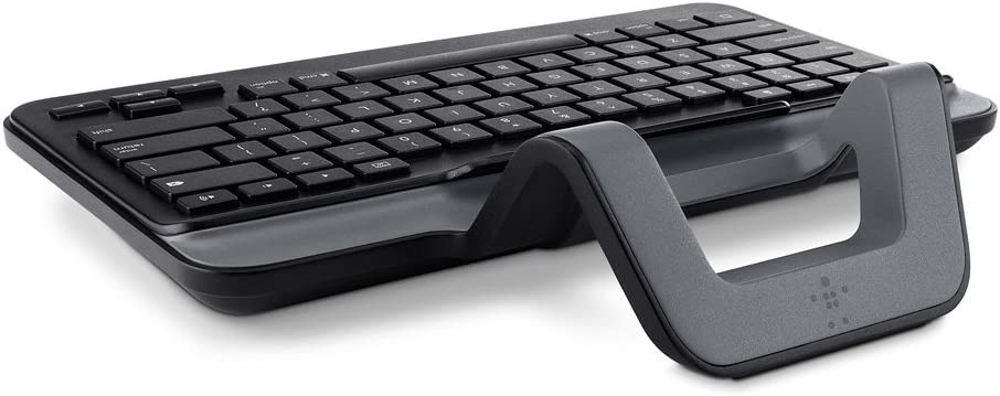Belkin Apple MFi Certified Wired Tablet Keyboard with Stand and Lightning Connector for iPad Pro, iPad 4th Gen, iPad Air (All Versions), iPad Mini (All Versions), Designed for School and Classroom Wired Lightning with Stand