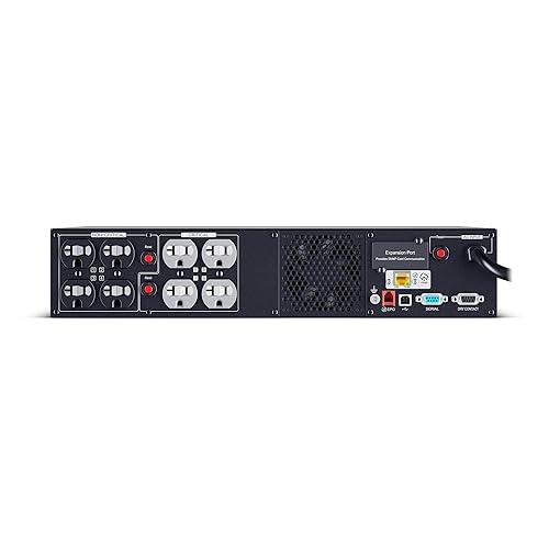 CyberPower PR2000RT2UC Smart App Sinewave UPS System, 2000VA/2000W, 8 Outlets, 2U Rack/Tower, AVR, Built-in Cloud Monitoring Standard 2000VA 20A