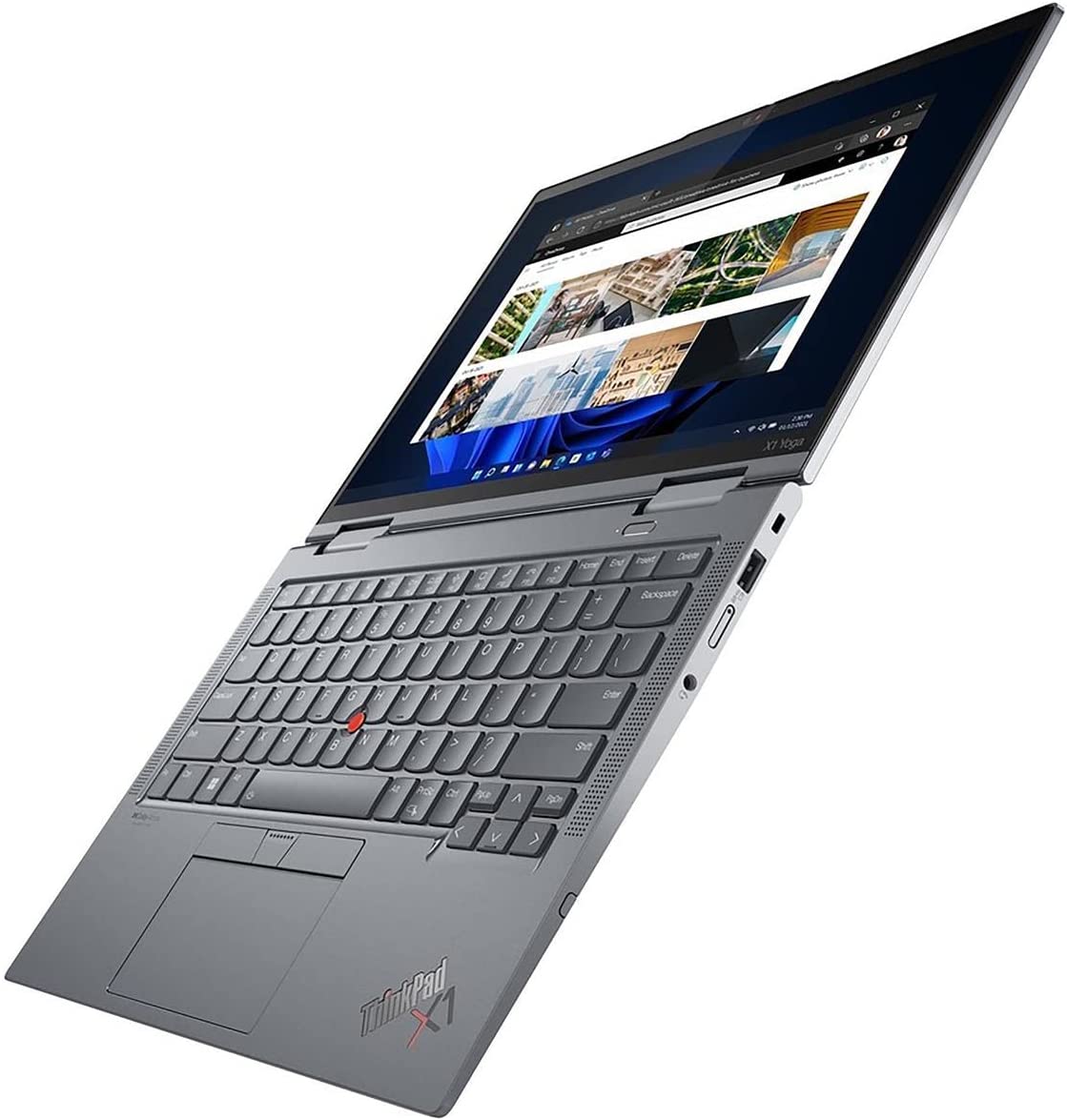 Lenovo ThinkPad X1 Yoga Gen 7 21CD0045US 14" Touchscreen Convertible 2 in 1 Notebook - WUXGA - 1920 x 1200 - Intel Core i5 12th Gen i5-1235U Deca-core (10 Core) - 16 GB Total RAM - 256 GB SSD - S