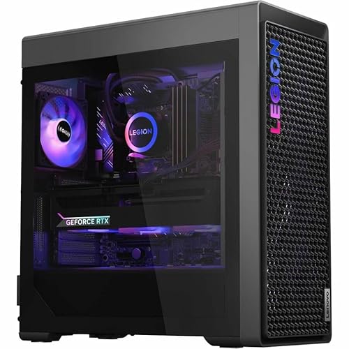 Lenovo Legion T7 34IAS10 90Y6003KUS Gaming Desktop Computer - Intel Core Ultra 7 265KF - 32 GB - 1 TB SSD - Tower - Storm Gray - Intel Chip - Windows 11 Pro - NVIDIA GeForce RTX 5080 16 GB GDDR7 - Eng