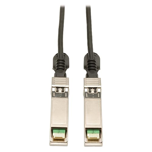 Tripp Lite SFP+ 10Gbase-CU Passive Twinax Copper Cable, Cisco Compatible SFP-H10GB-CU7M, Black 7M (23-ft.) (N280-07M-BK) 7-meter Black