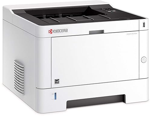 KYOCERA ECOSYS P2235dw Monochrome Network Laser Printer, 37ppm, Up to Fine 1200 dpi, Gigabit Ethernet, Wireless & Wi-Fi Direct, Mobile Print, Auto-Duplex, LED Control Panel, 256 mb, 250 Sheet Tray