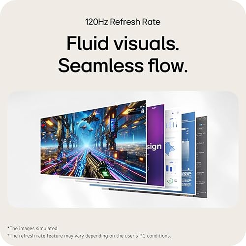 LG Full HD Monitor (27U411A) - 27" Full HD (1920x1080) Display, 120Hz Refresh Rate, sRGB 99% (Typ.), USB-C, Reader Mode & Flicker Safe, Dynamic Action Sync, Black Stabilizer, LG Switch app 27" 120Hz FHD 1920 x 1080