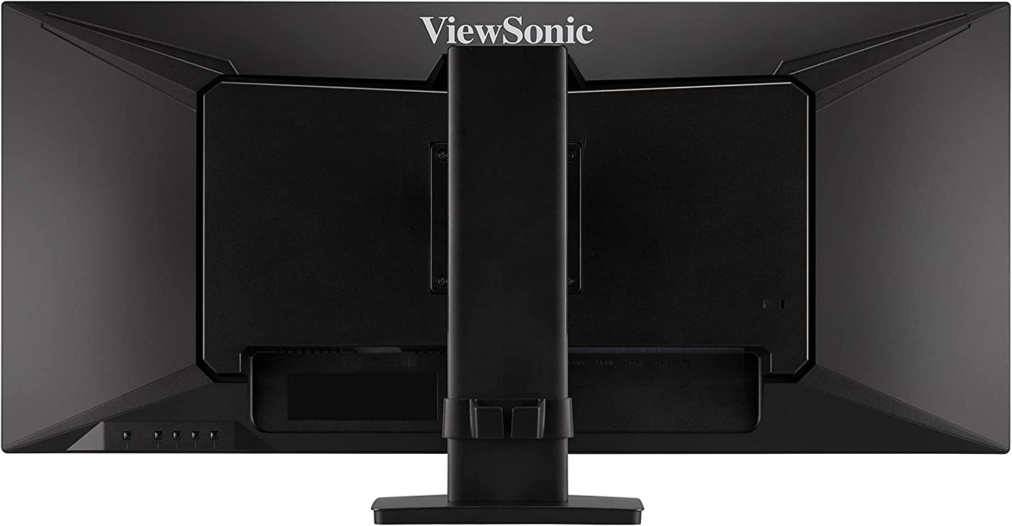 ViewSonic VA3456-MHDJ 34 Inch 21:9 UltraWide WQHD 1440p IPS Monitor with Ultra-Thin Bezels, Ergonomics Design, HDMI, and DisplayPort Inputs for Home and Office 34-Inch