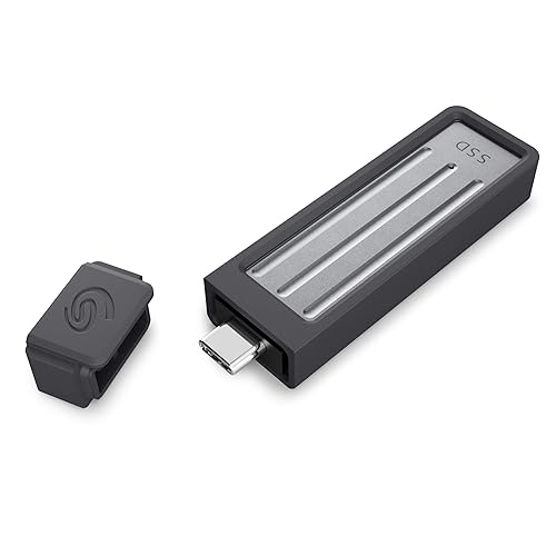 Seagate Ultra Compact SSD 1TB External Solid State Drive - USB-C, speeds up to 1,000MB/s, IP54, Compatible with Mac and PC (STMX1000400)
