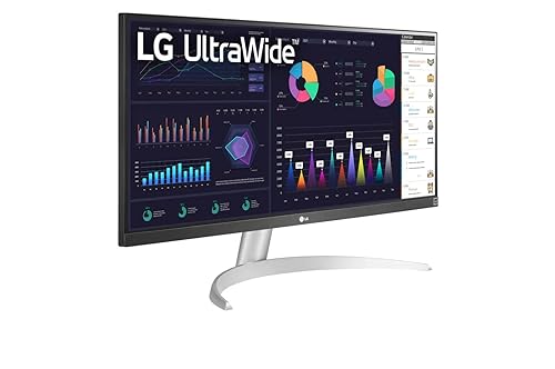 LG 29 Inch 29WQ600-W UltraWide Monitor with 21:9 FHD(2560 x1080) IPS Display, sRGB 99%, HDR10, AMD FreeSync, 1ms MBR, 100Hz, 2 x 7W Speakers with MaxxAudio, USB Type-C Connectivity, White 29" 100 Hz | IPS FHD