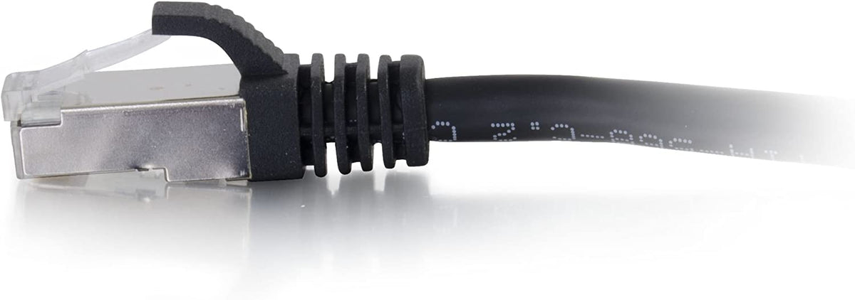 C2g/ cables to go C2G 00822 Cat6 Cable - Snagless Shielded Ethernet Network Patch Cable, Black (25 Feet, 7.62 Meters) STP 25 Feet Black