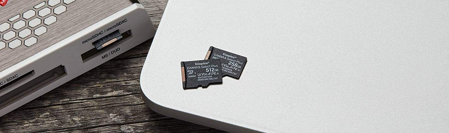 Kingston 64GB microSDXC Canvas Select Plus Class 10 Flash Memory Card SDCS2 Memory