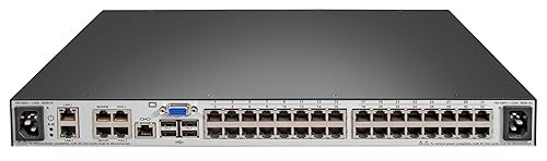 Avocent Vertiv MPU KVM Switch | 32 Port | 2 Digital Path | Dual AC Power TAA| KVM Over IP Switches | Remote Access to KVM, USB and Serial Connections (MPU2032DAC-400)