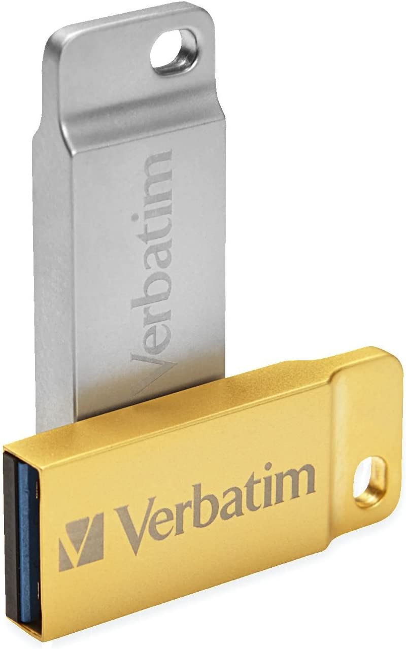 Verbatim 64GB Metal Executive USB 3.0 Flash Drive - Gold 64 GB 3.0 Gold