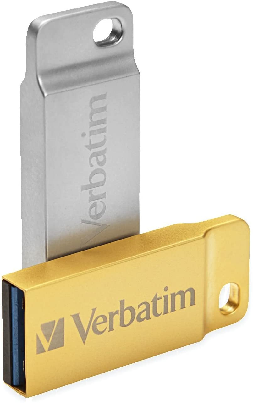 Verbatim 32GB Metal Executive USB 3.0 Flash Drive - Gold - 99105 32 GB 3.0 Gold