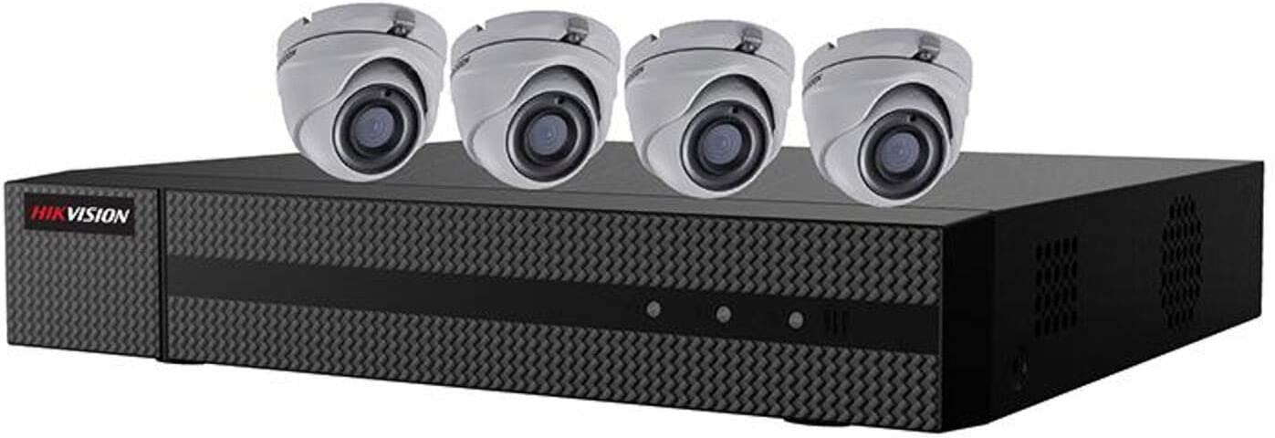 Hikvision usa Hikvision EKT-K41T24 4CH 2MP DVR Kit / 4 X 2MP Outdoor IR Turret Cameras / 1 TB HDD