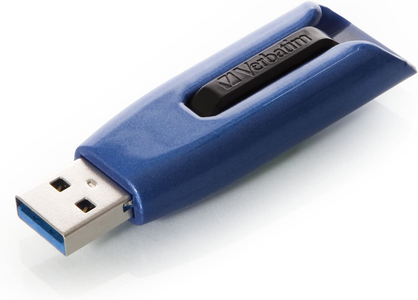Verbatim 256GB USB 3.0 Store 'n' Go V3 Max Flash Drive - Cap-Less & PC / Mac Compatible - Blue 256 GB