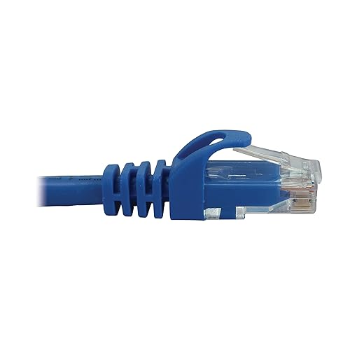 Tripp Lite Cat6a 10G Ethernet Cable, Snagless Molded UTP Network Patch Cable (RJ45 M/M), Blue, 5 Feet / 1.5 Meters, Manufacturer's Warranty (N261-005-BL)