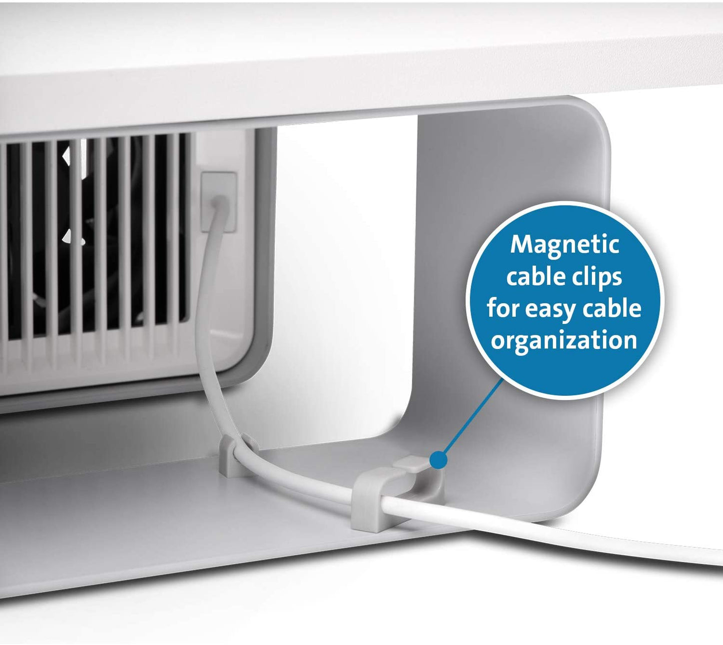 Kensington Cool View Wellness Monitor Stand with Desk Fan (K55855WW)