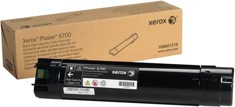 Xerox Phaser 6700 Black High Capacity Toner Cartridge (18,000 pages) - 106R01510
