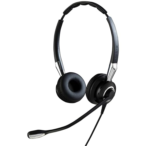 Jabra 2400 II QD Duo NC Wideband Wired Headset - Black