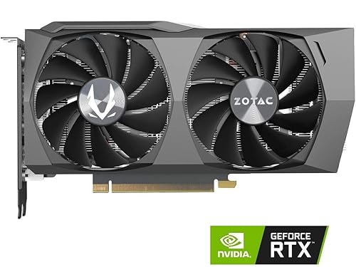 ZOTAC Gaming GeForce RTX 3060 Twin Edge 12GB GDDR6 192-bit 15 Gbps PCIE 4.0 Gaming Graphics Card, IceStorm 2.0 Cooling, Active Fan Control, Freeze Fan Stop, ZT-A30600E-10M