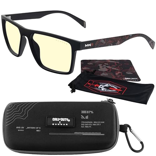 Gunnar Unisex's Call of Duty Alpha Edition Gaming Glasses, Onyx, 56mm
