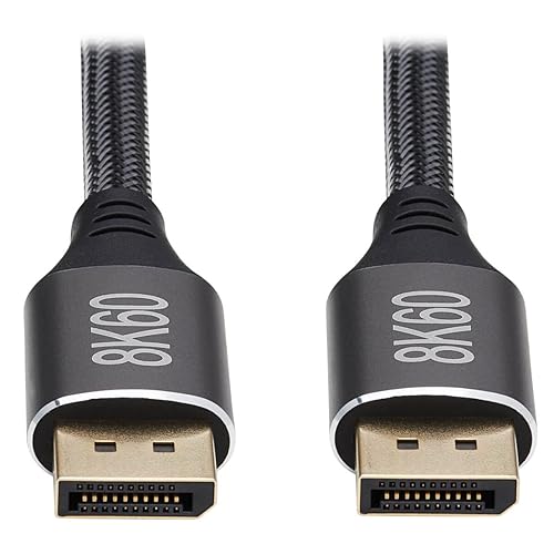 Tripp Lite P580-006-8K6 DisplayPort 1.4 Cable, 8K UHD @ 60 Hz, M/M, Black, 6 Ft