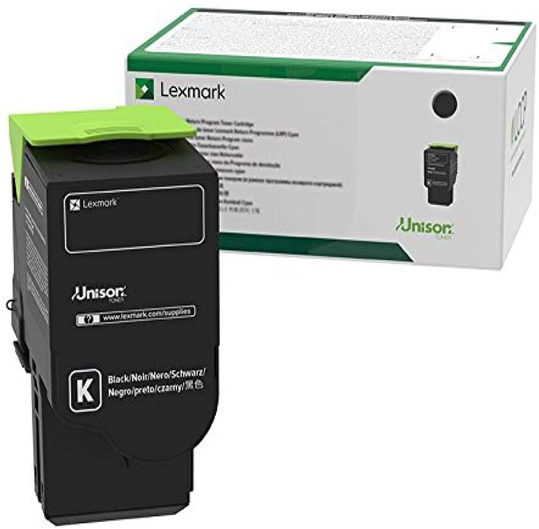 Lexmark C241XK0 Black Extra High Yield Return Program Cartridge Toner, Grey