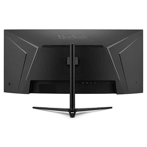 ViewSonic VX3418C-2K 34 Inch UltraWide QHD 1440p Curved Gaming Monitor with 180Hz, 1ms, 21:9, Advanced Ergonomics, FreeSync Premium, HDR10, HDMI, and DisplayPort Inputs
