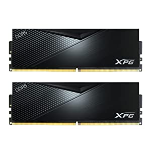 XPG Lancer DDR5 5200MHz 32GB (2x16GB) CL38-38-38 UDIMM 288-Pins Desktop SDRAM Memory RAM Kit (AX5U5200C3816G-DCLABK) 5200MHz Black